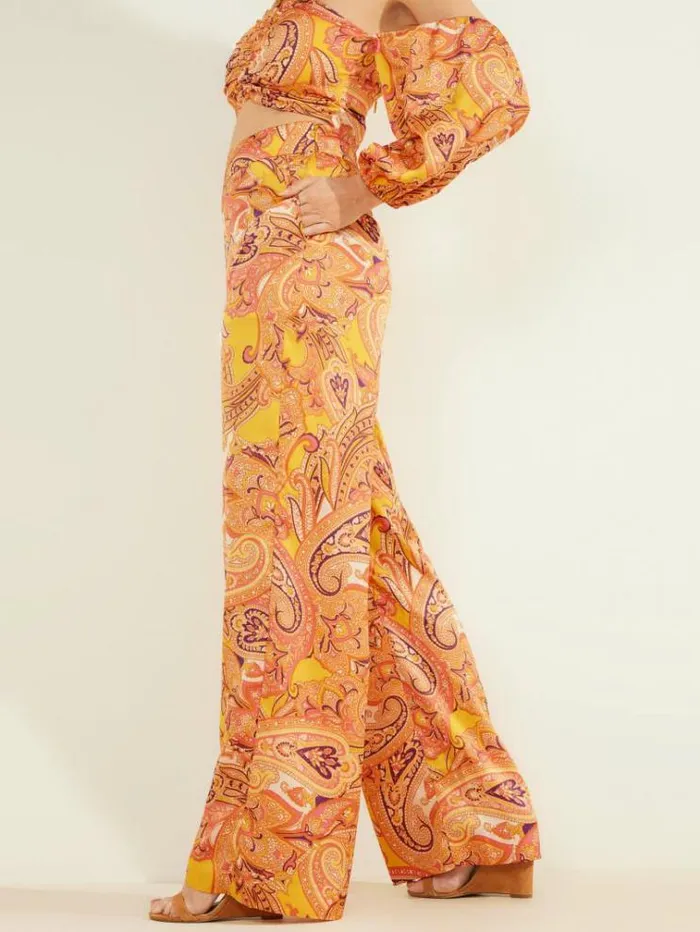 Women Bottoms Marciano Cabo Paisley Pant Cabo Paisley Women Bottoms Marciano Cabo Paisley Pant Cabo Paisley
