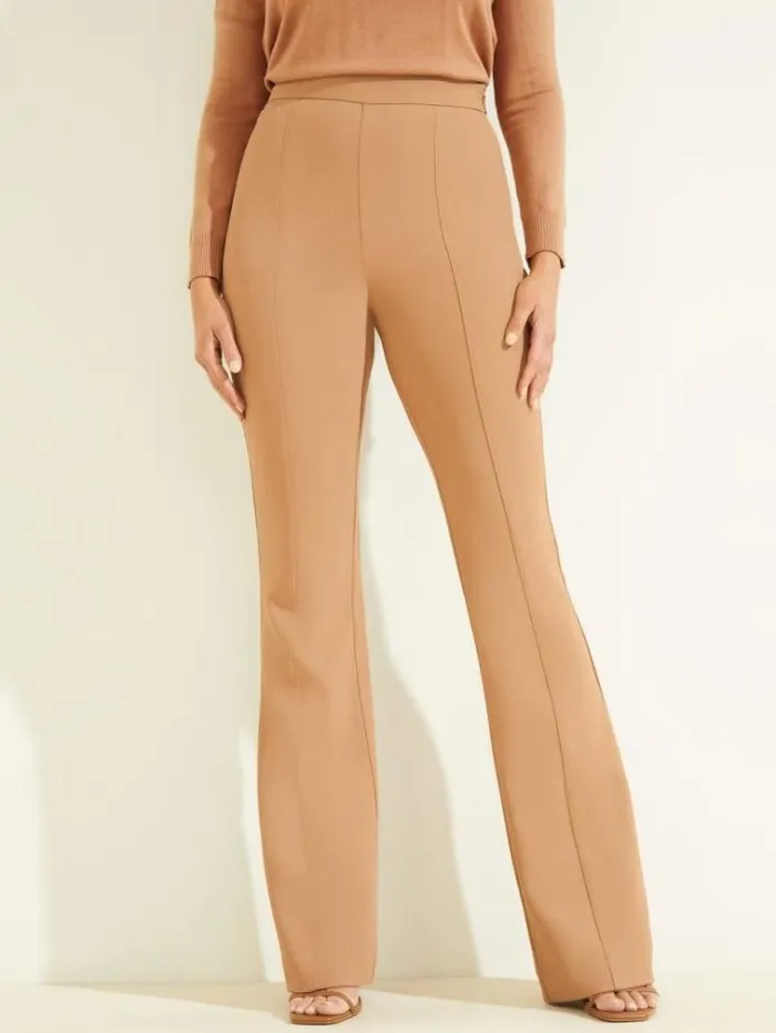 Women Bottoms Marciano Chloe Flared Pant Shiitake Brown