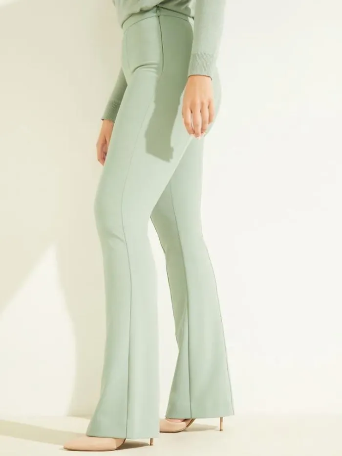 Women Bottoms Marciano Chloe Flared Pant Slate Gray Women Bottoms Marciano Chloe Flared Pant Slate Gray