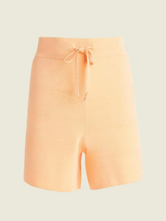 Women Bottoms Marciano Francesca SilkBlend Leisure Short Soft Peach Women Bottoms Marciano Francesca SilkBlend Leisure Short Soft Peach