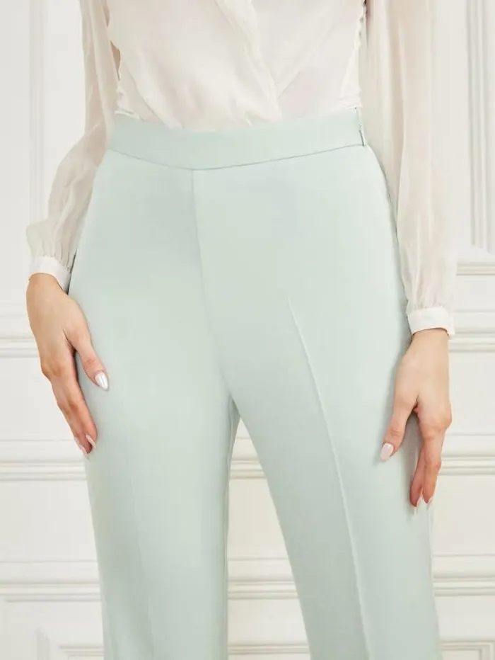 Women Bottoms Marciano Valia Satin Pant Peaceful Sky Women Bottoms Marciano Valia Satin Pant Peaceful Sky