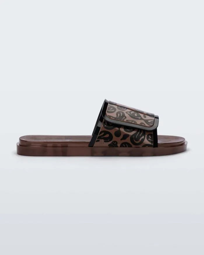 Women Brave Slide Brownblack Melissa Slides