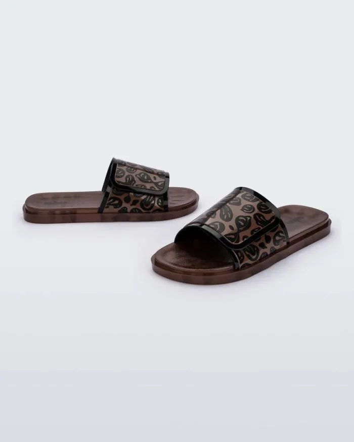 Women Brave Slide Brownblack Melissa Slides