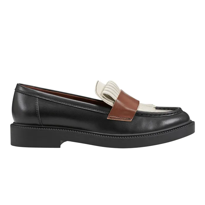 Women Calixy Loafer BlackCreamBrown Loafers and Flats Marc Fisher