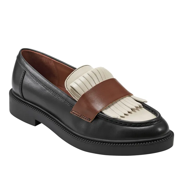 Women Calixy Loafer BlackCreamBrown Loafers and Flats Marc Fisher