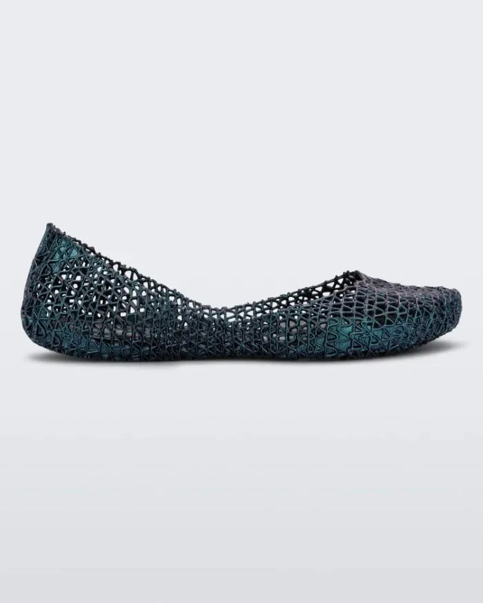 Women Campana Black Multicolor Melissa Flats