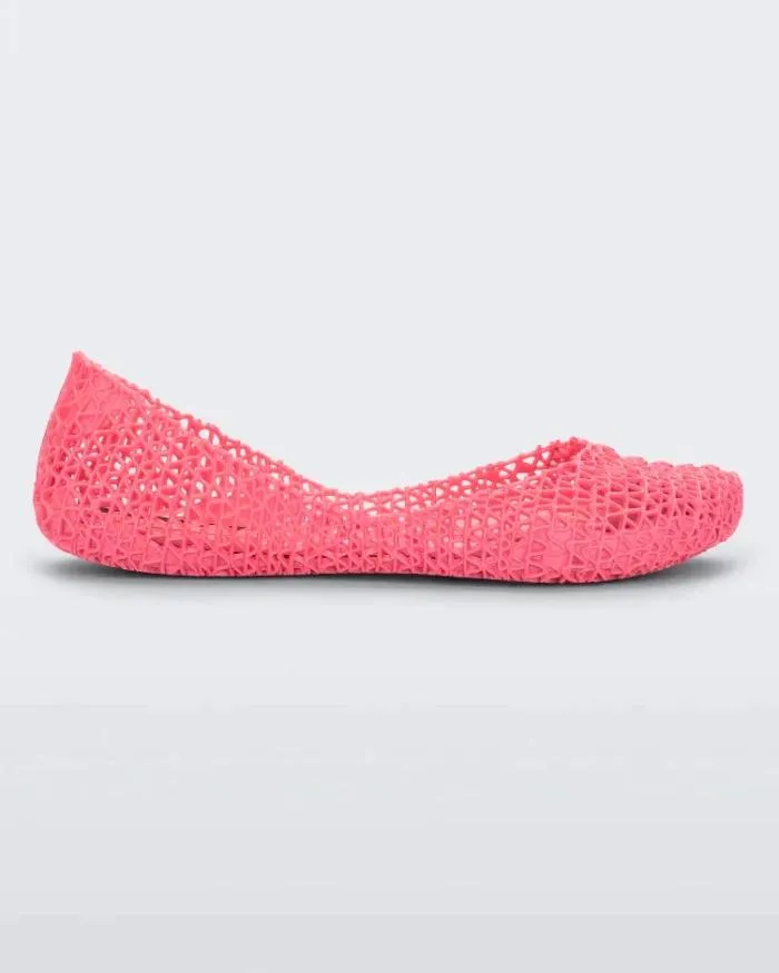 Women Campana Metallic Pink Melissa Flats