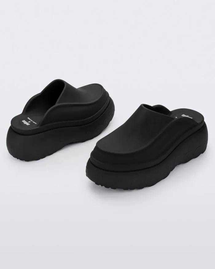 Women Clog Black Melissa Slides