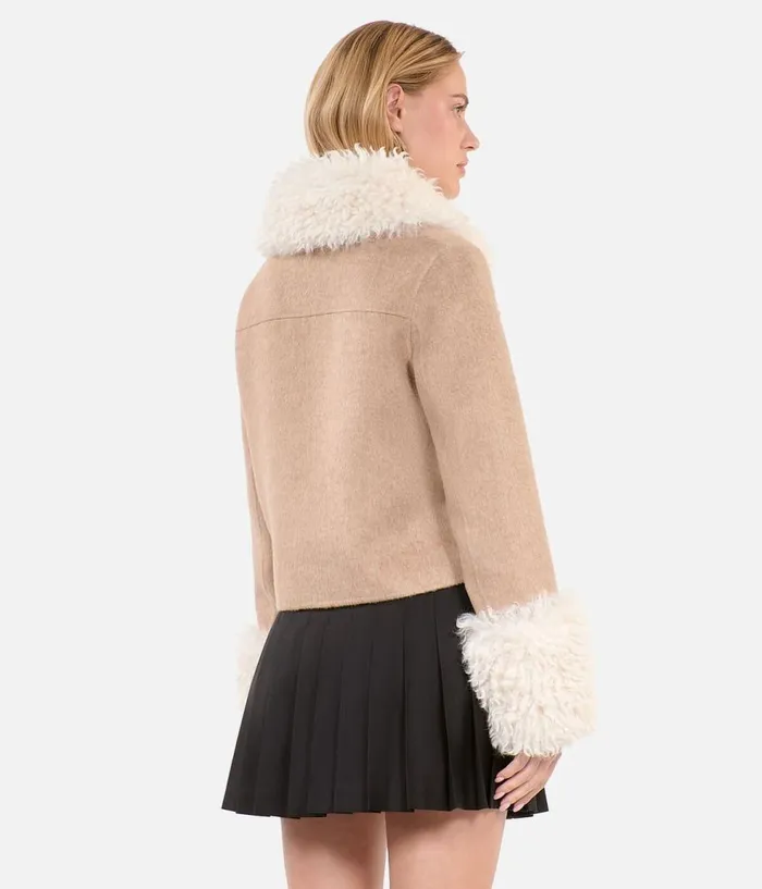 Women Coats and Jackets THE KOOPLES Beige Jacket Women Coats and Jackets THE KOOPLES Beige Jacket