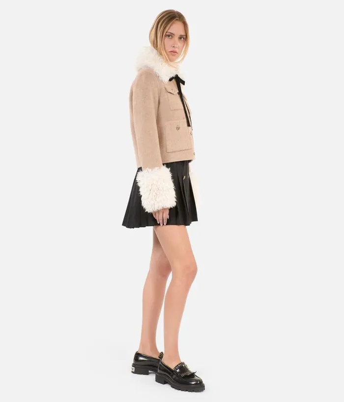 Women Coats and Jackets THE KOOPLES Beige Jacket Women Coats and Jackets THE KOOPLES Beige Jacket