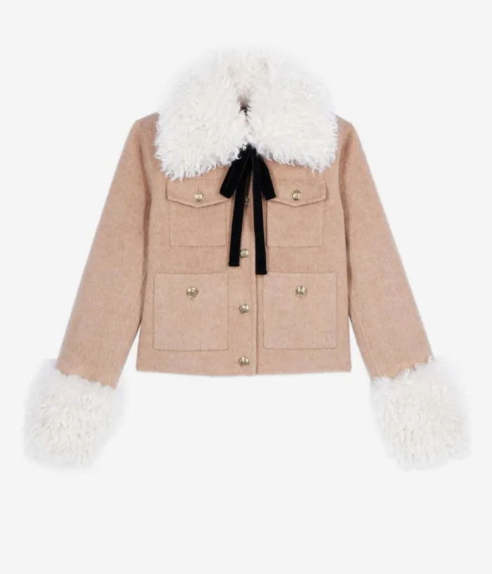 Women Coats and Jackets THE KOOPLES Beige Jacket Women Coats and Jackets THE KOOPLES Beige Jacket
