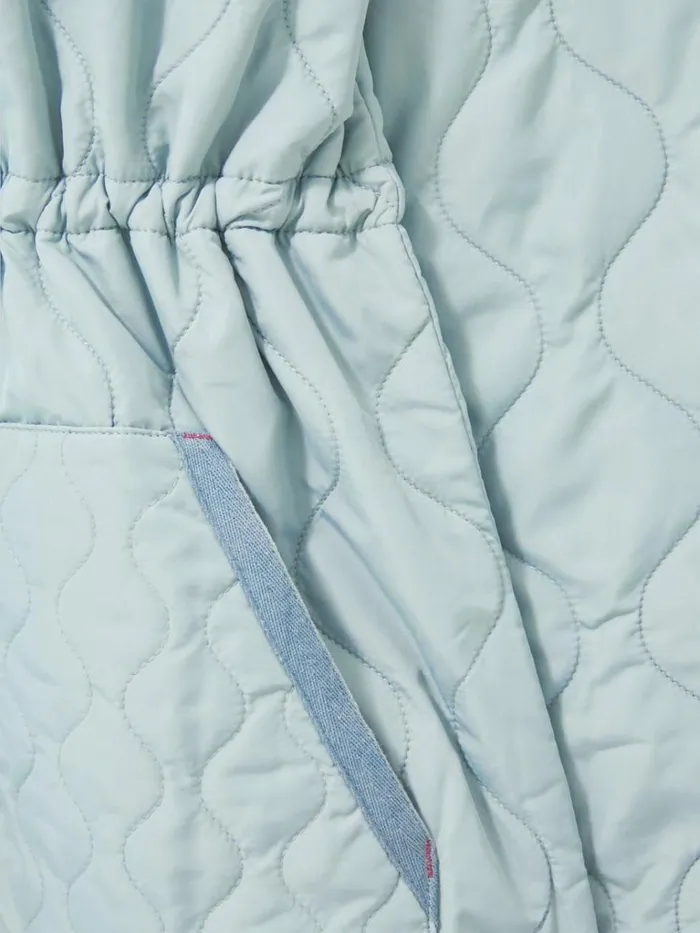 Women COATS and JACKETS White Stuff Maddison Quilted Coat Mid Blue Women COATS and JACKETS White Stuff Maddison Quilted Coat Mid Blue