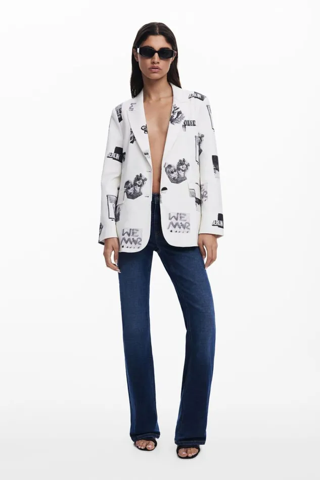 Women Coats And Jackets Desigual Collage Blazer