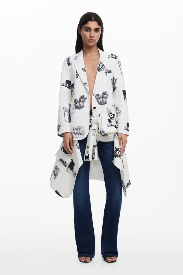 Women Coats And Jackets Desigual Collage Blazer