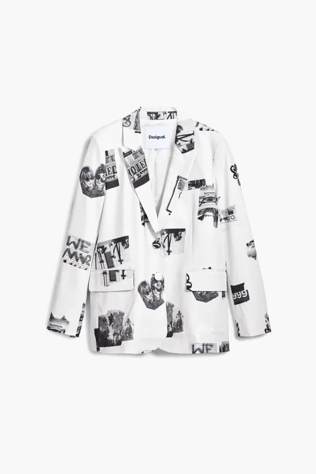 Women Coats And Jackets Desigual Collage Blazer