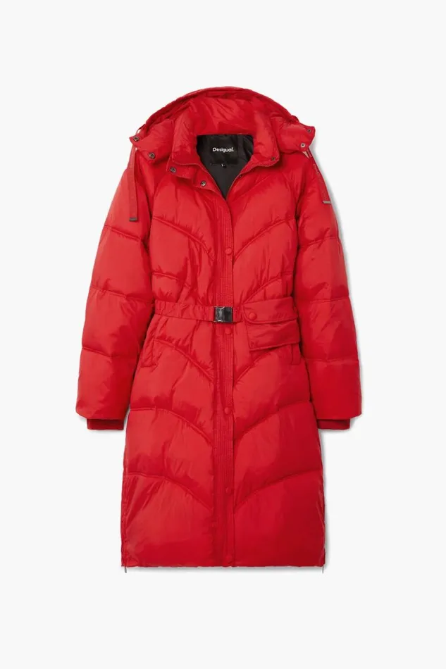 Women Coats And Jackets Desigual Long Padded Coat
