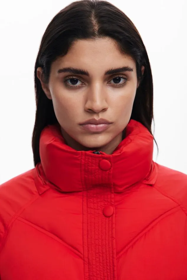 Women Coats And Jackets Desigual Long Padded Coat