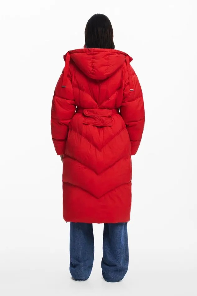Women Coats And Jackets Desigual Long Padded Coat