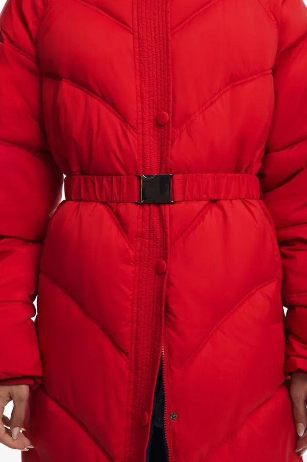 Women Coats And Jackets Desigual Long Padded Coat