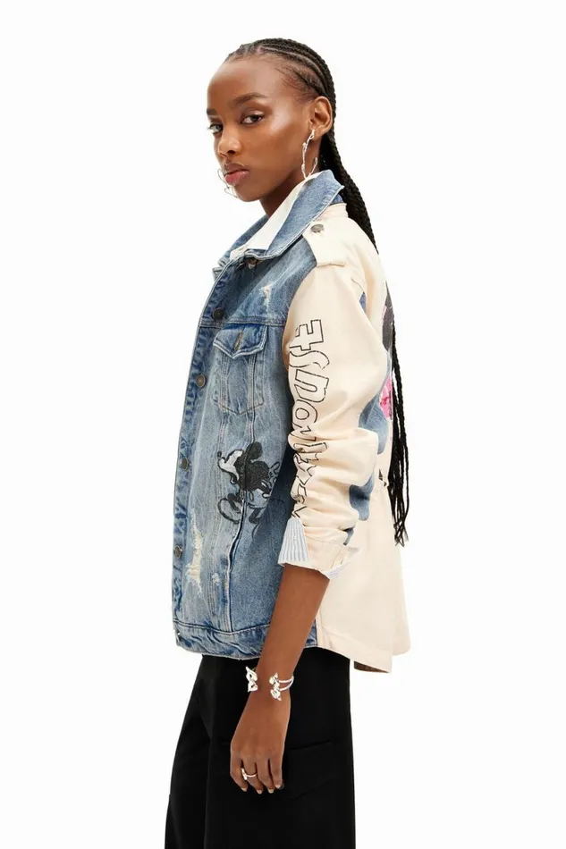 Women Coats And Jackets Desigual Mickey Mouse Parka Jacket