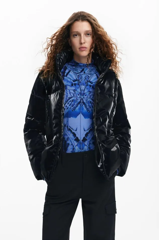 Women Coats And Jackets Desigual Padded Coat With Hood