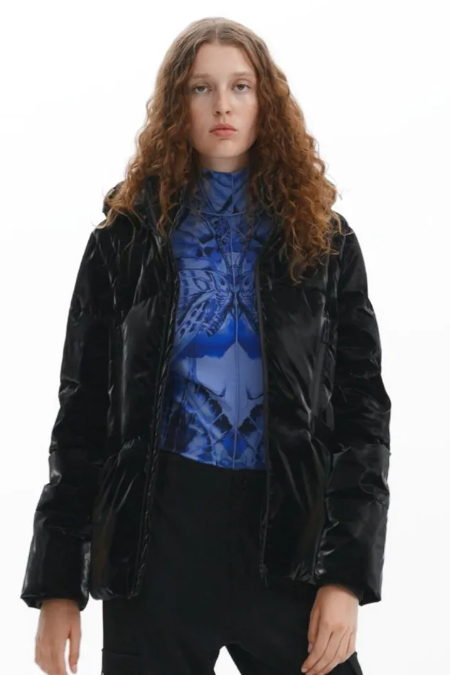 Women Coats And Jackets Desigual Padded Coat With Hood