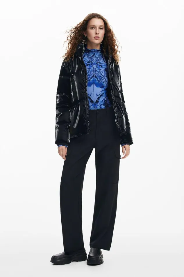 Women Coats And Jackets Desigual Padded Coat With Hood