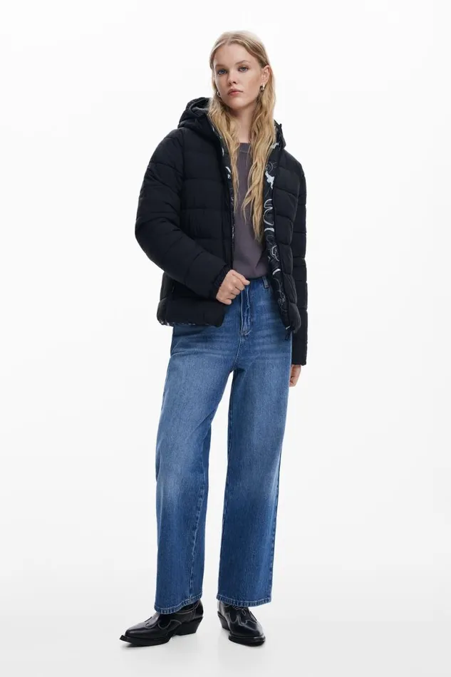 Women Coats And Jackets Desigual Reversible Padded Jacket