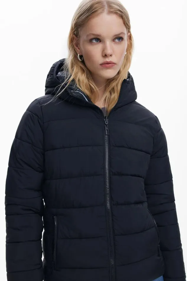 Women Coats And Jackets Desigual Reversible Padded Jacket