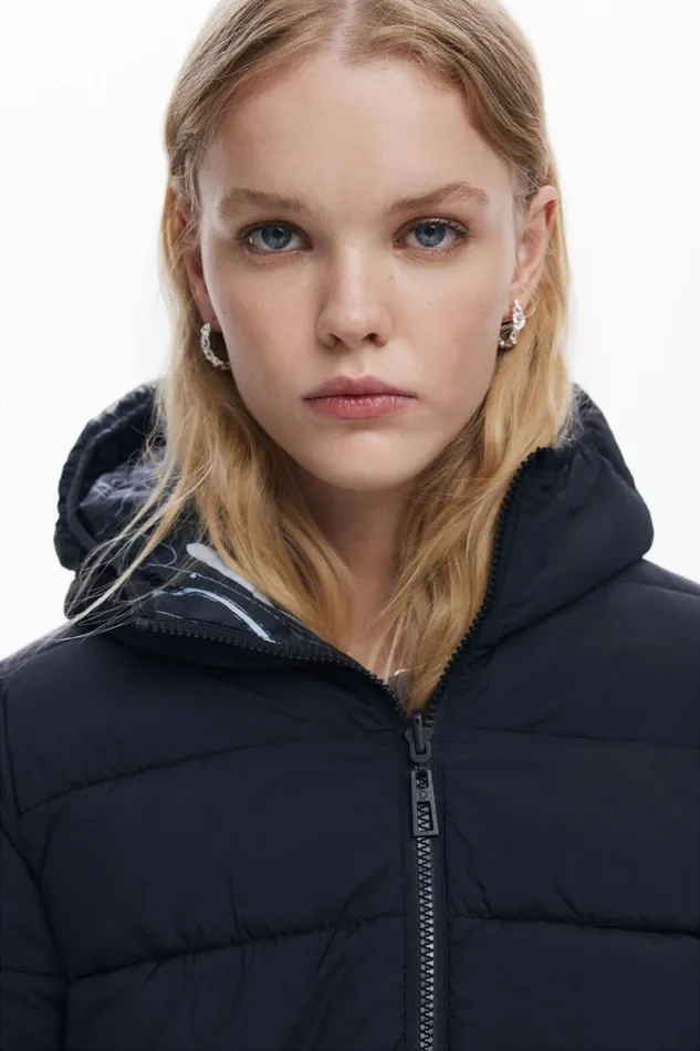 Women Coats And Jackets Desigual Reversible Padded Jacket