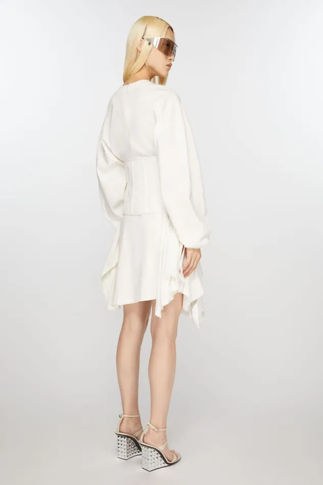 Women Corset Dress White Acne Studios Dresses