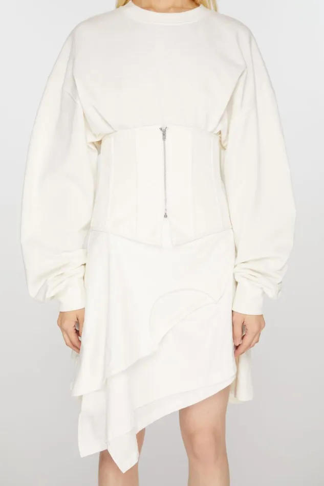 Women Corset Dress White Acne Studios Dresses