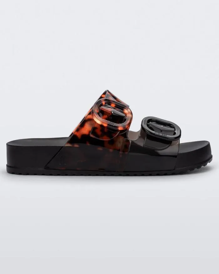 Women Cozy Blackclear Tortoise Melissa Slides
