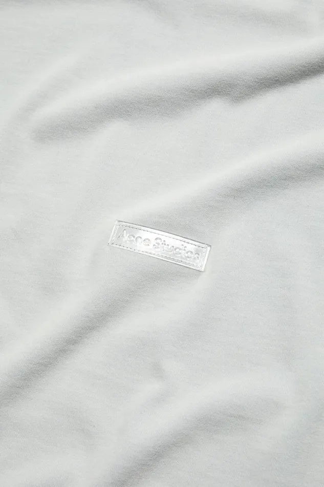 Women Crew Neck Tshirt 8211 Relaxed Fit Soft Blue Acne Studios Tshirts