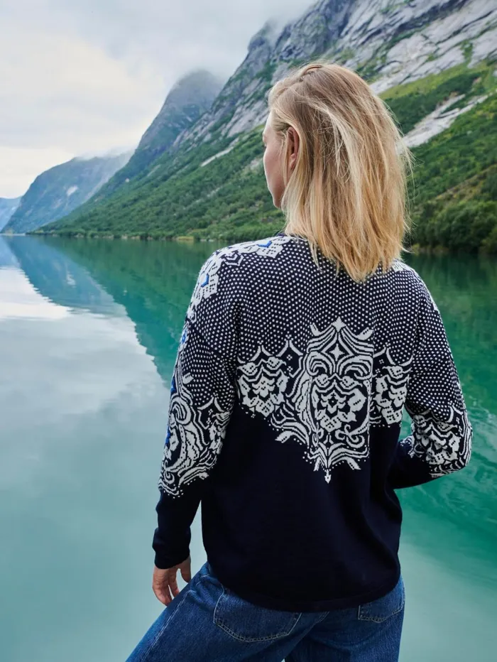 Women Dale Of Norway Cardigans and Wool Jackets Rosendal Jacket