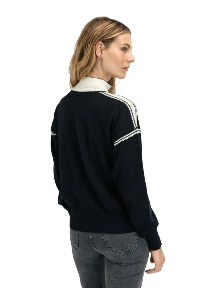 Women Dale Of Norway Halfzip Sandvik Sweater