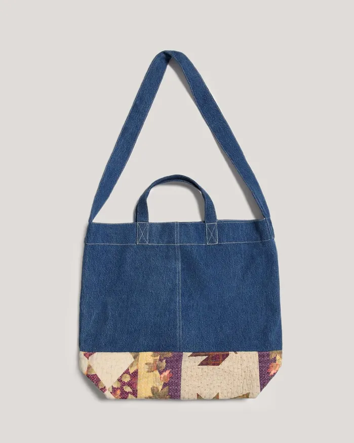 Women Denim Tote Bag Indigo YMC Denim