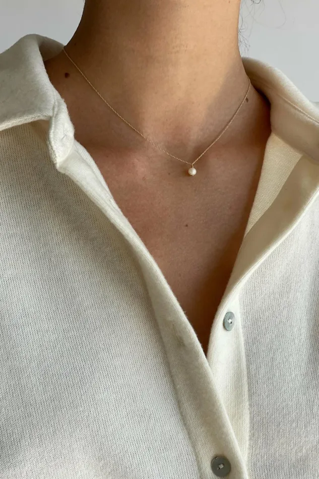 Women DONNI Jewelry The Baby Pearl Necklace