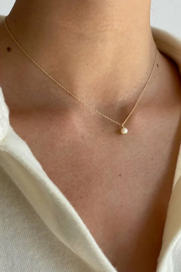 Women DONNI Jewelry The Baby Pearl Necklace