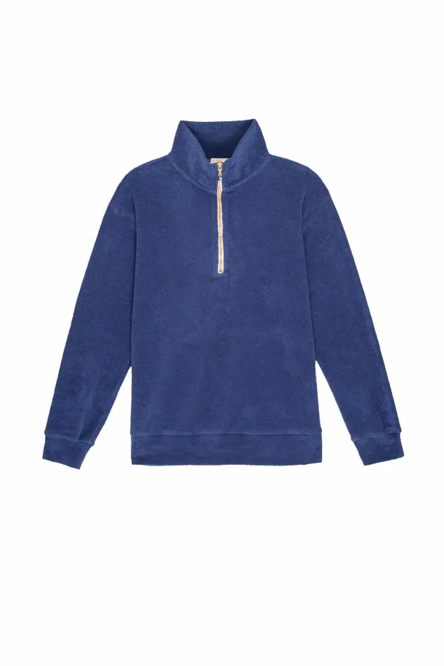Women DONNI Tops Terry 12 Zip