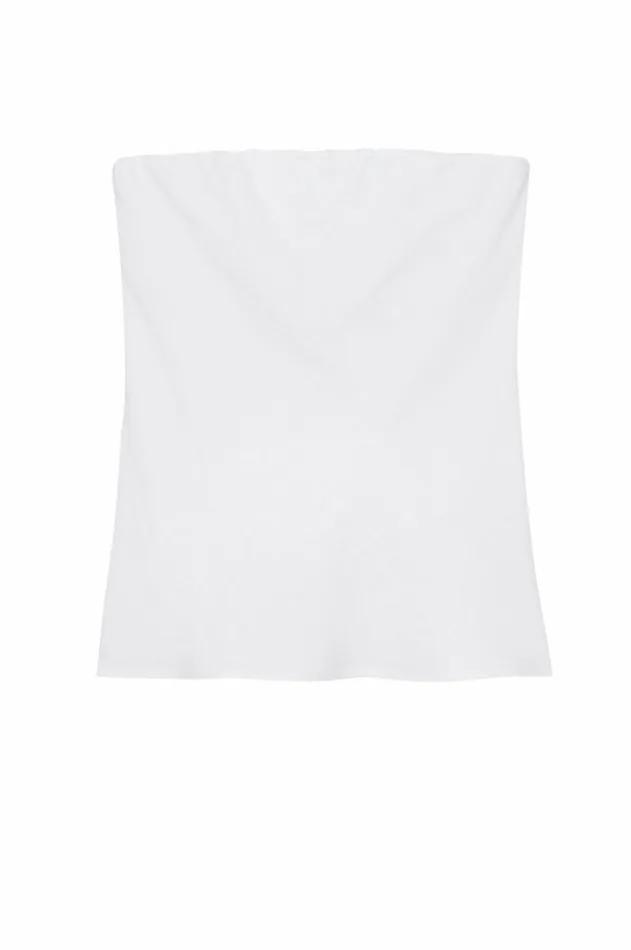 Women DONNI Tops The Linen Tube Top