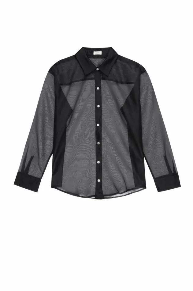 Women DONNI Tops The Organza Shirt Women DONNI Tops The Organza Shirt