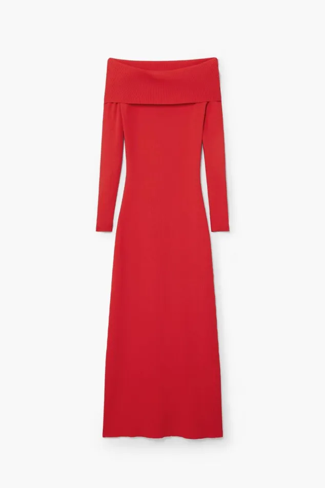Women Dresses And Jumpsuits Desigual Bardot Neckline Dress