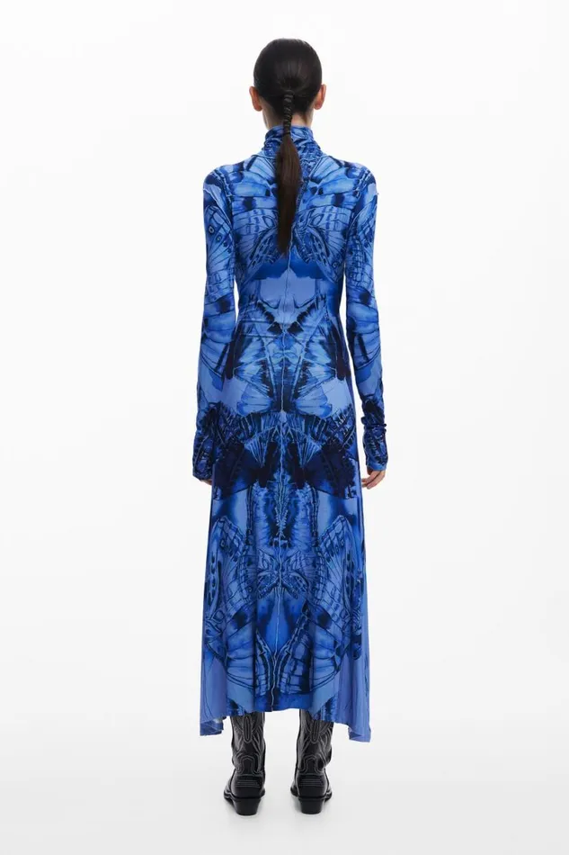 Women Dresses And Jumpsuits Desigual Butterfly Midi Dress