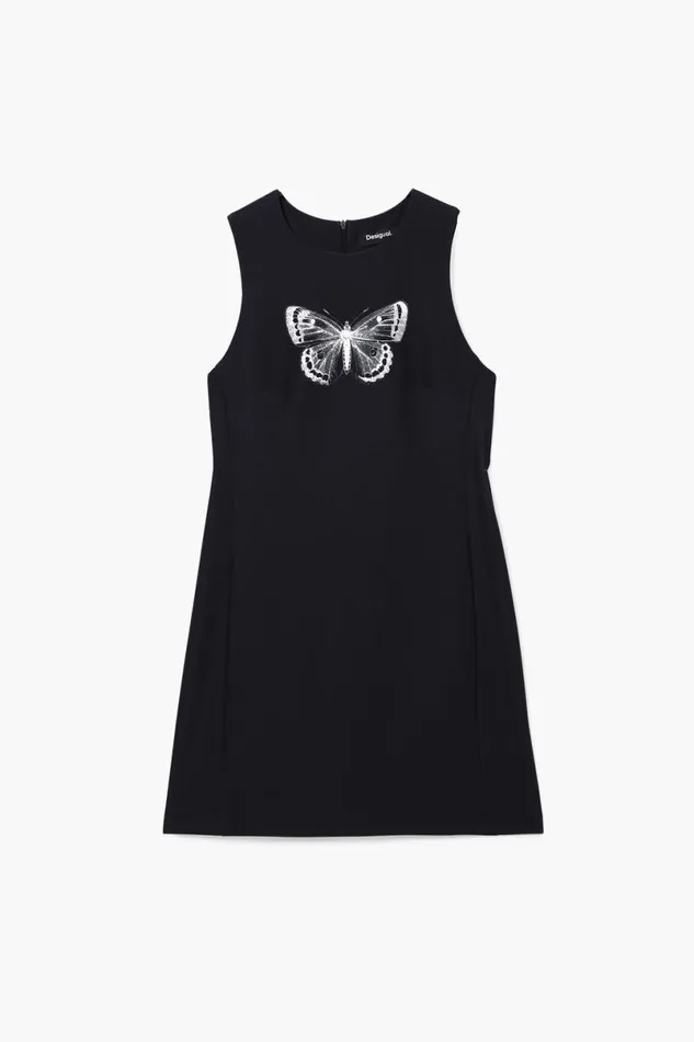 Women Dresses And Jumpsuits Desigual Butterfly Mini Dress