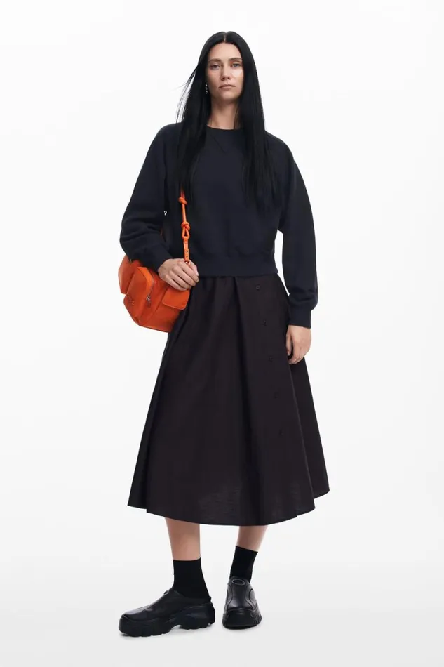 Women Dresses And Jumpsuits Desigual Combined Plain Dress