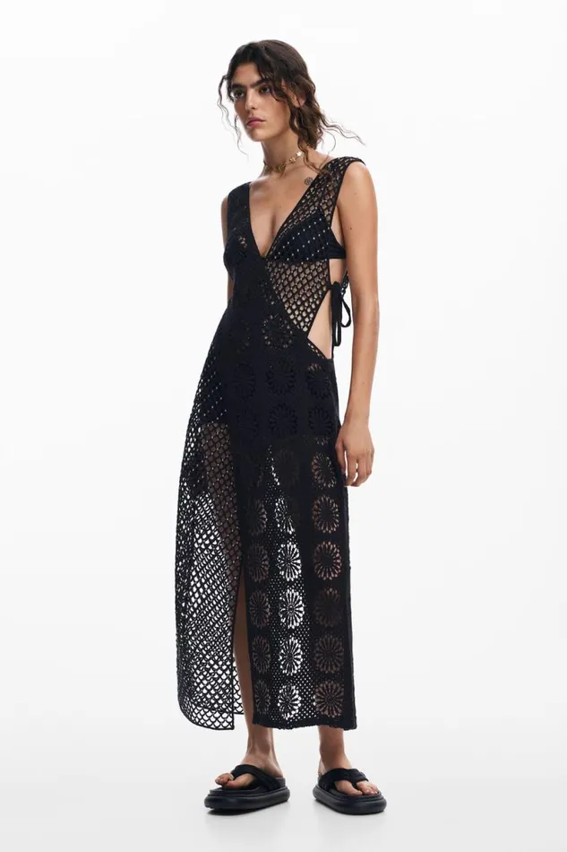 Women Dresses And Jumpsuits Desigual Crochet Dress