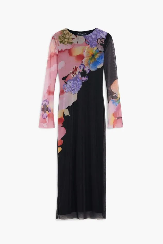 Women Dresses And Jumpsuits Desigual Floral Midi Dress