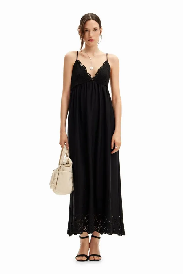 Women Dresses And Jumpsuits Desigual Long Lace Dress