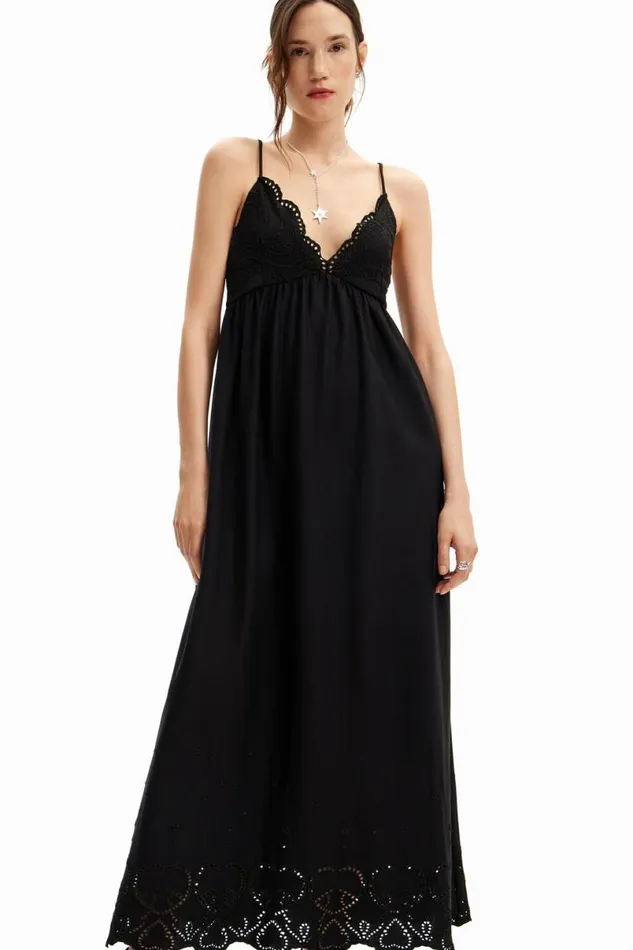 Women Dresses And Jumpsuits Desigual Long Lace Dress